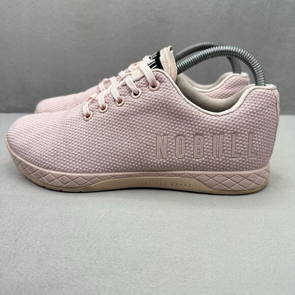 NOBULL Outwork Womens Size 8.5 Shoes Dull Pink Training Athletic Gym CrossFit - Picture 3 of 8
